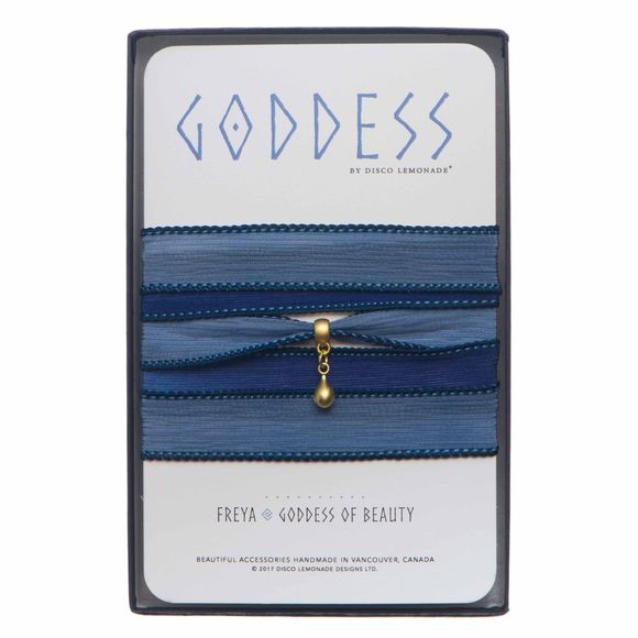 DISCO Lemonade FREYA Goddess of Beauty, Wrap Bracelet, Choker, Anklet, Disco Lem - Picture 2 of 5